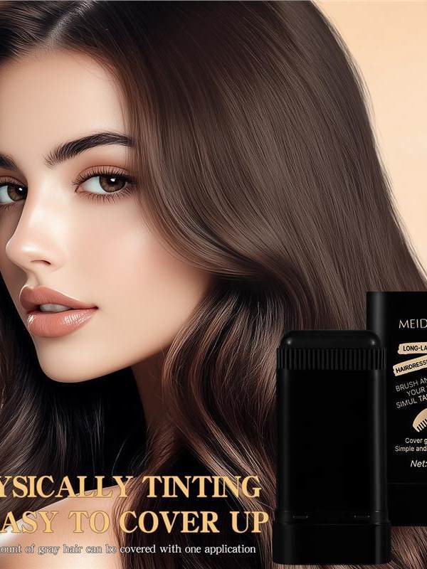 Hair dye black stick Disposable non fading hair dye black