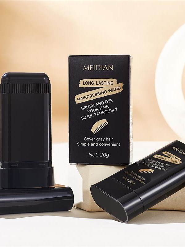 Hair dye black stick Disposable non fading hair dye black