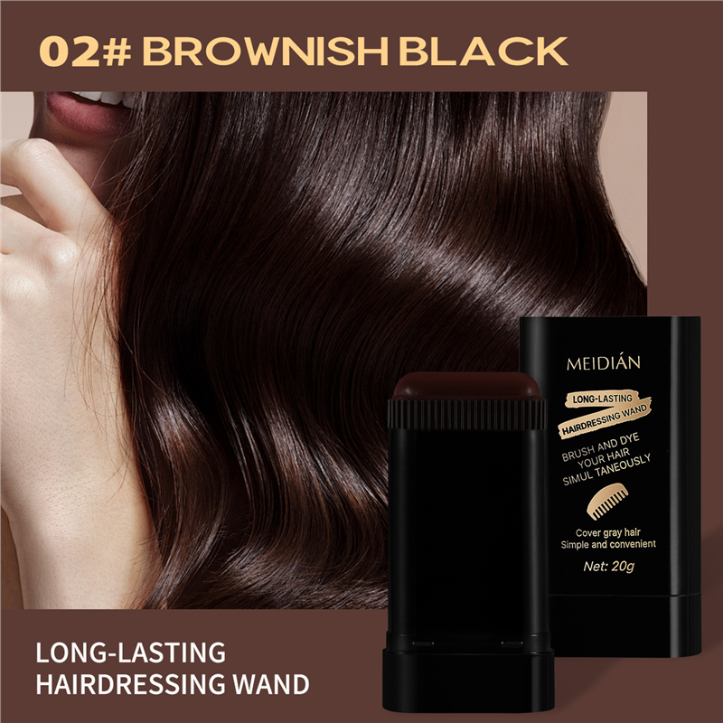 Hair dye black stick Disposable non fading hair dye black