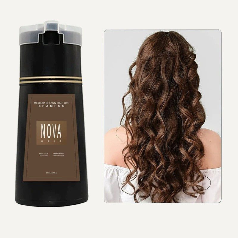 Hair dye shampoo
