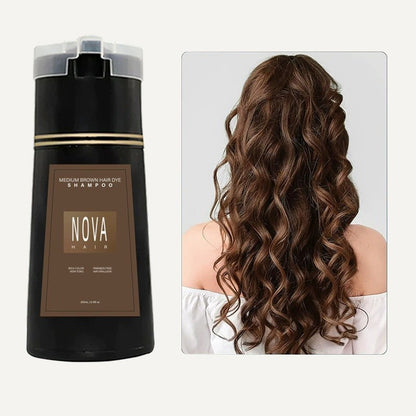 Hair dye shampoo