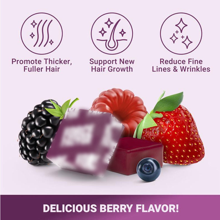 Hair Growth Biotin Gummies