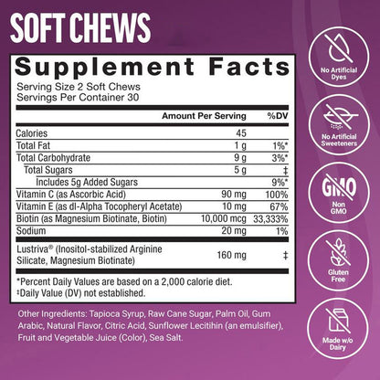Hair Growth Biotin Gummies