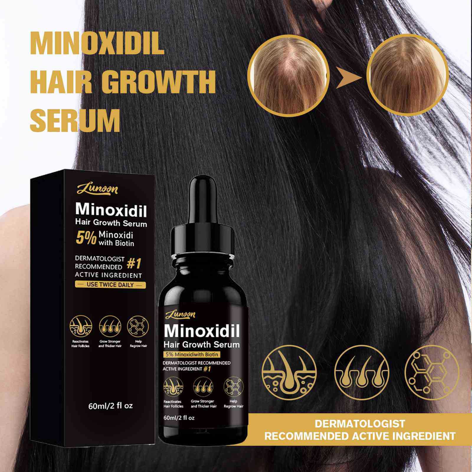Hair Growth Essence Anti Hair Loss Nutrient Serum
