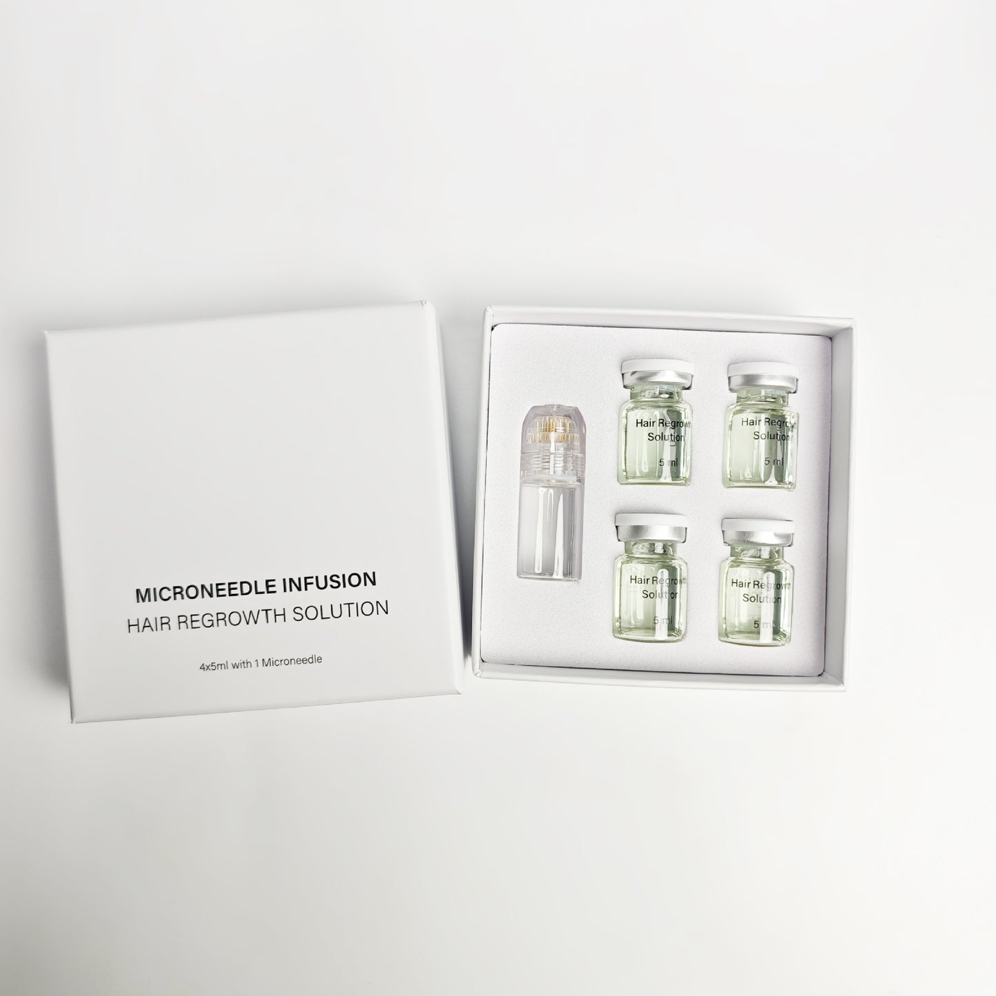 Hair growth microneedle serum