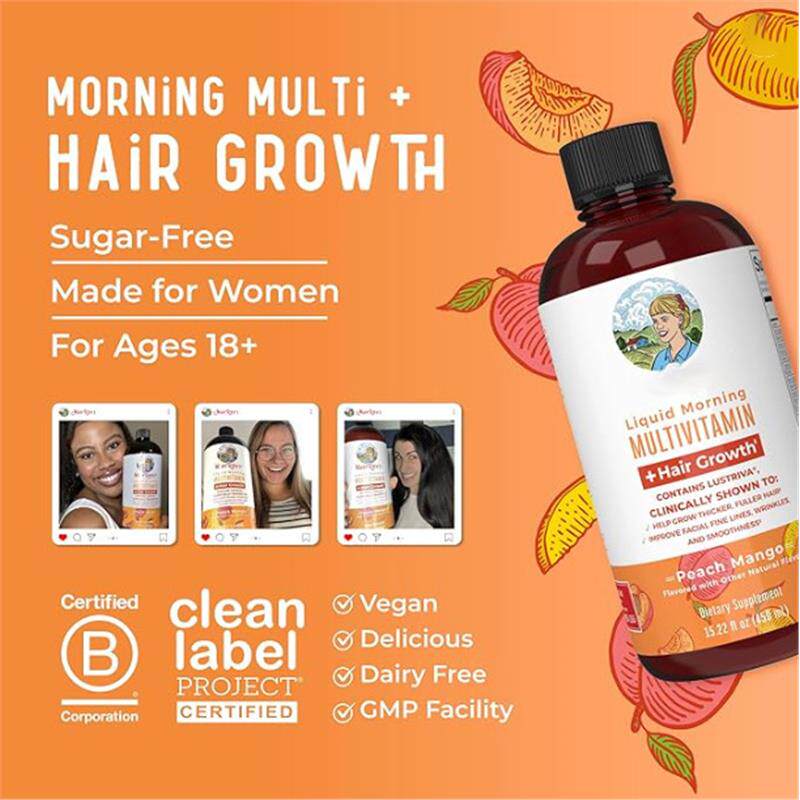 Hair Growth Multivitamin Liquid Supplement