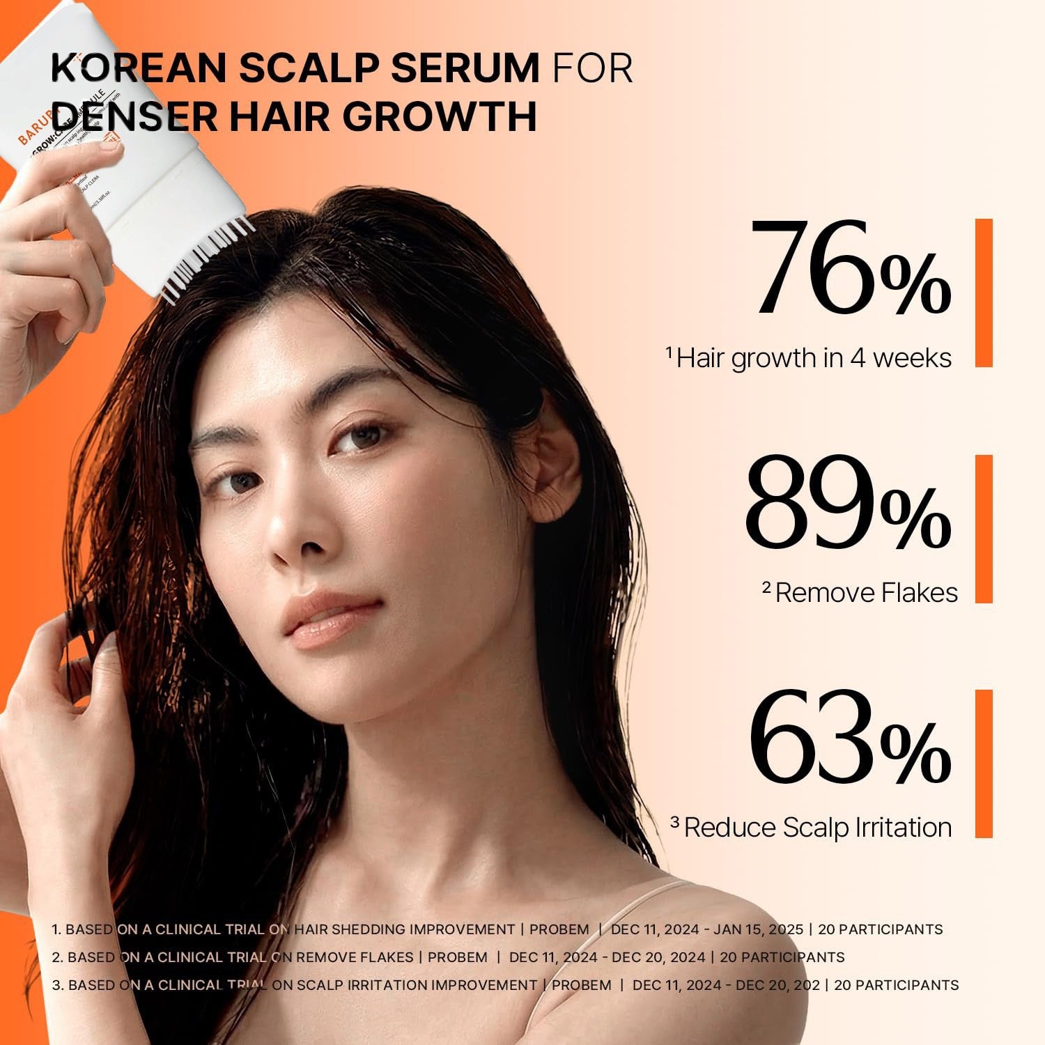 Hair Growth Serum with Applicator Brush