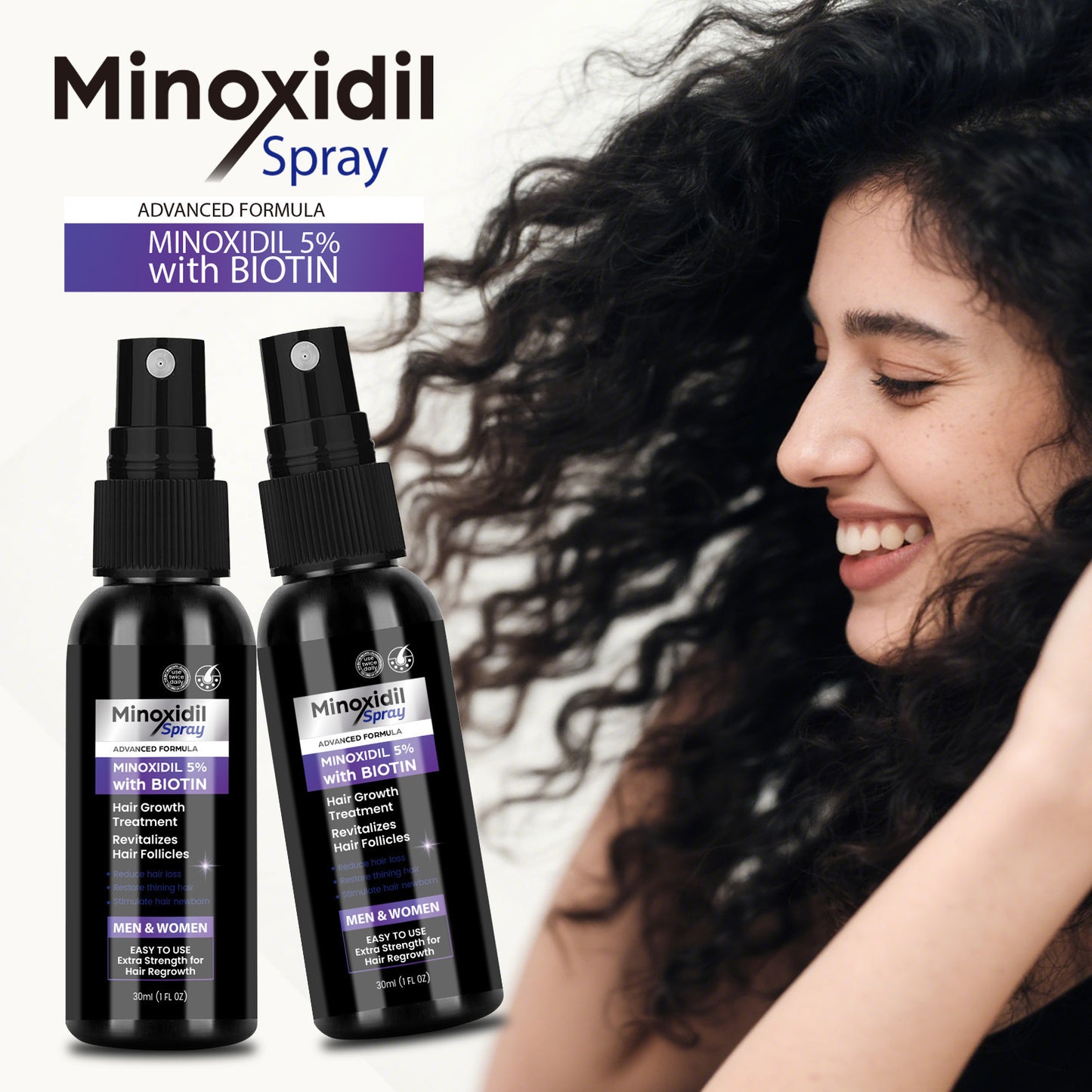 Hair Growth Spray for Dense Hair and Scalp Care