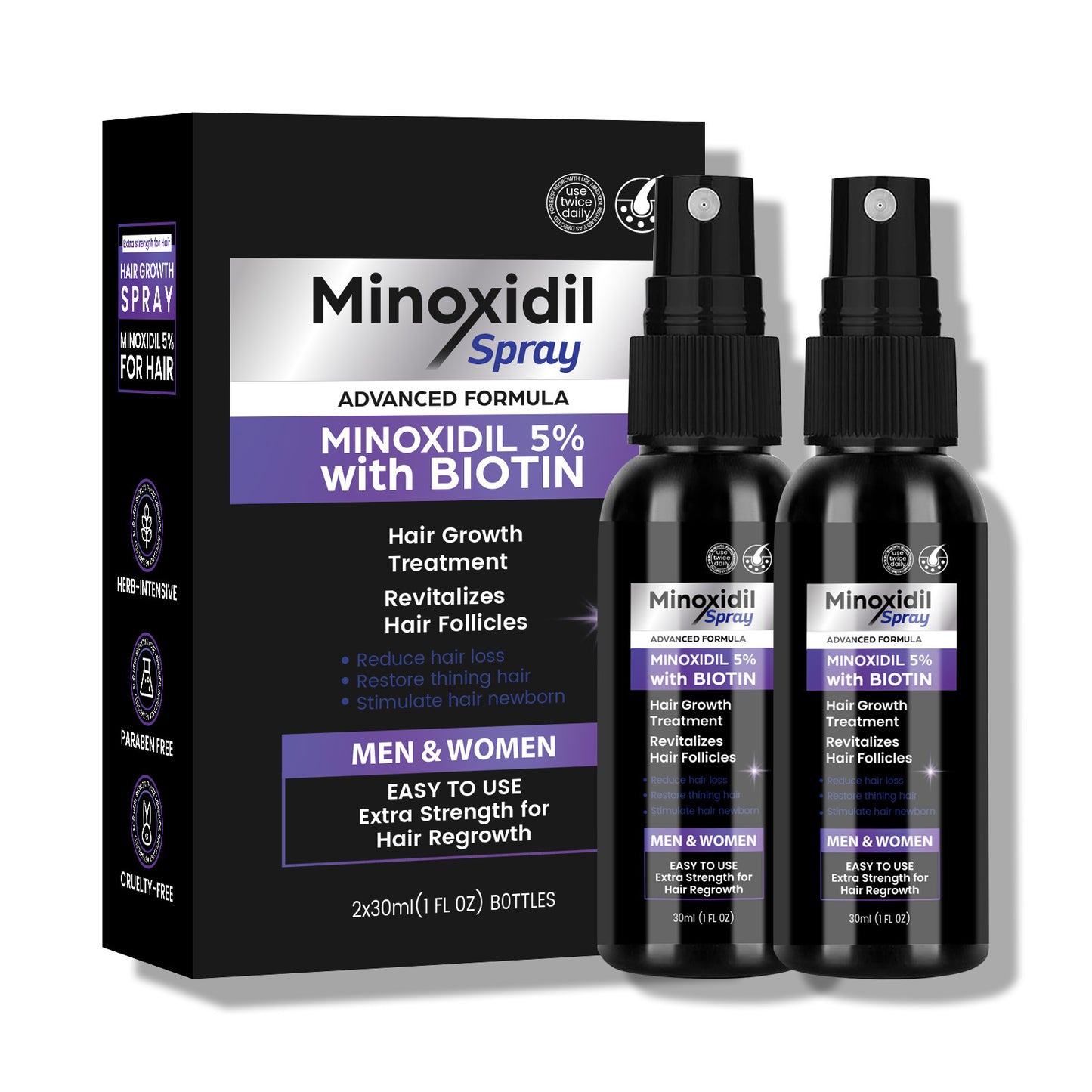 Hair Growth Spray for Dense Hair and Scalp Care