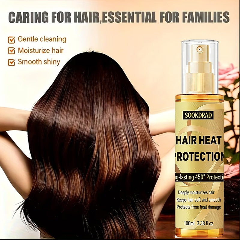 Hair Heat Protection Smoothing Spray