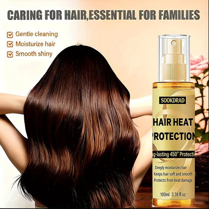 Hair Heat Protection Smoothing Spray