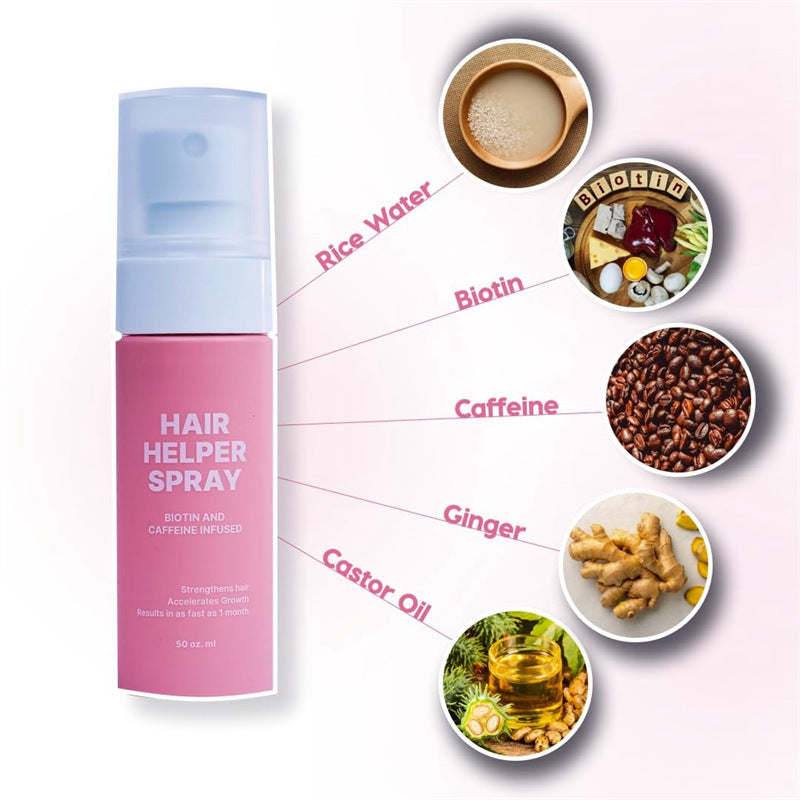 Hair Helper Spray for Frizz Control and Nourishment