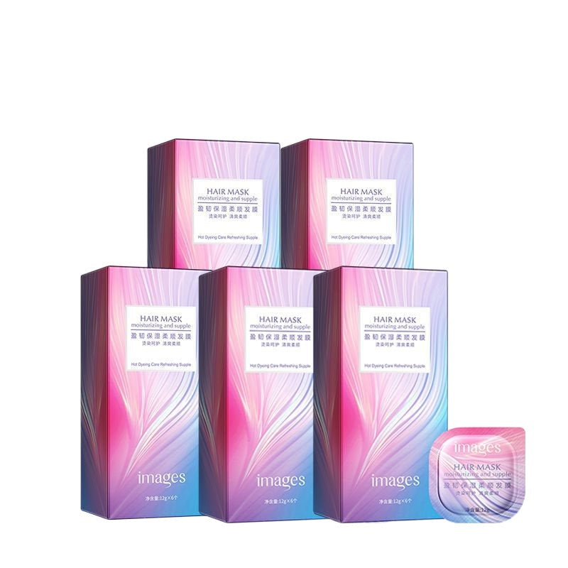 Hair mask helps restore dry and frizzy hair.