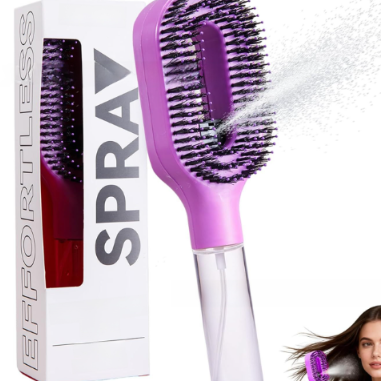 Hair mist spray comb with handle