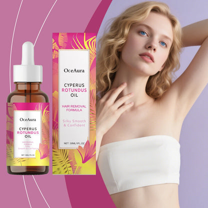 Hair removal oil
