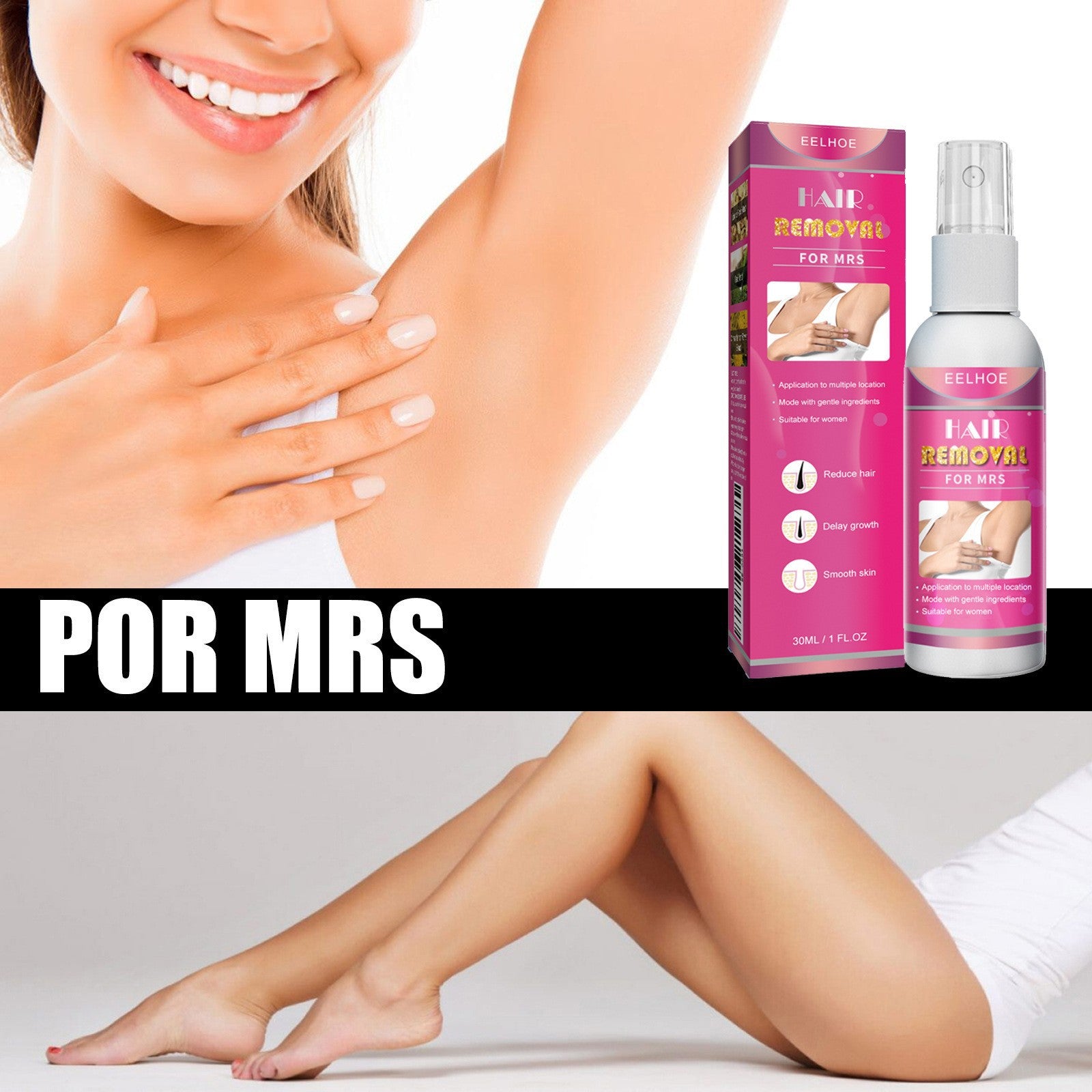 hair removal spray