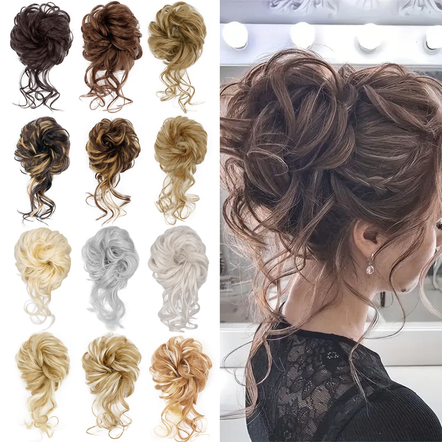 Hair Ring Chemical Fiber Wig
