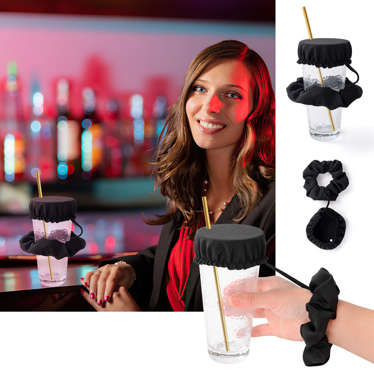 Hair ring cup cover