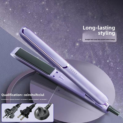 Hair Straightener Curling Iron Dual Voltage Styling Tool