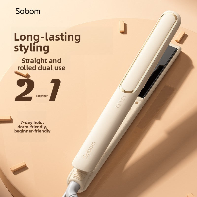 Hair Straightener Curling Iron Dual Voltage Styling Tool