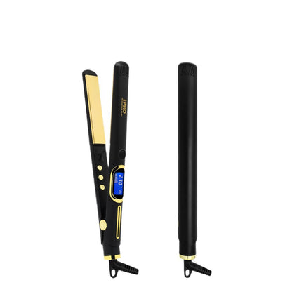 Hair Straightener Customized for Hair Salons, Professional Hair Straightening and Styling Ptc Titanium Panel Hair Straightener