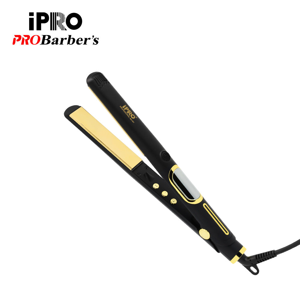 Hair Straightener Customized for Hair Salons, Professional Hair Straightening and Styling Ptc Titanium Panel Hair Straightener