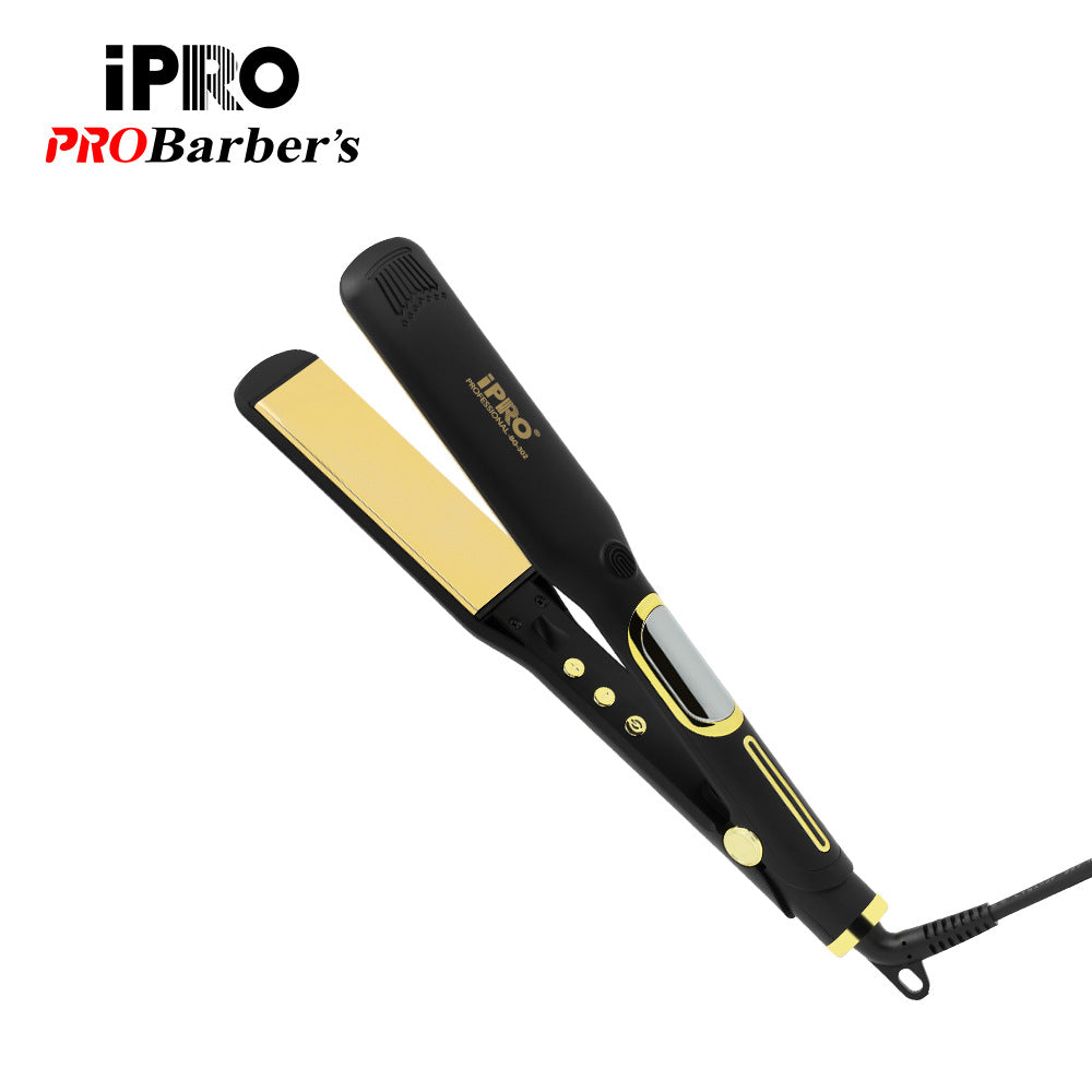 Hair Straightener Customized for Hair Salons, Professional Hair Straightening and Styling Ptc Titanium Panel Hair Straightener