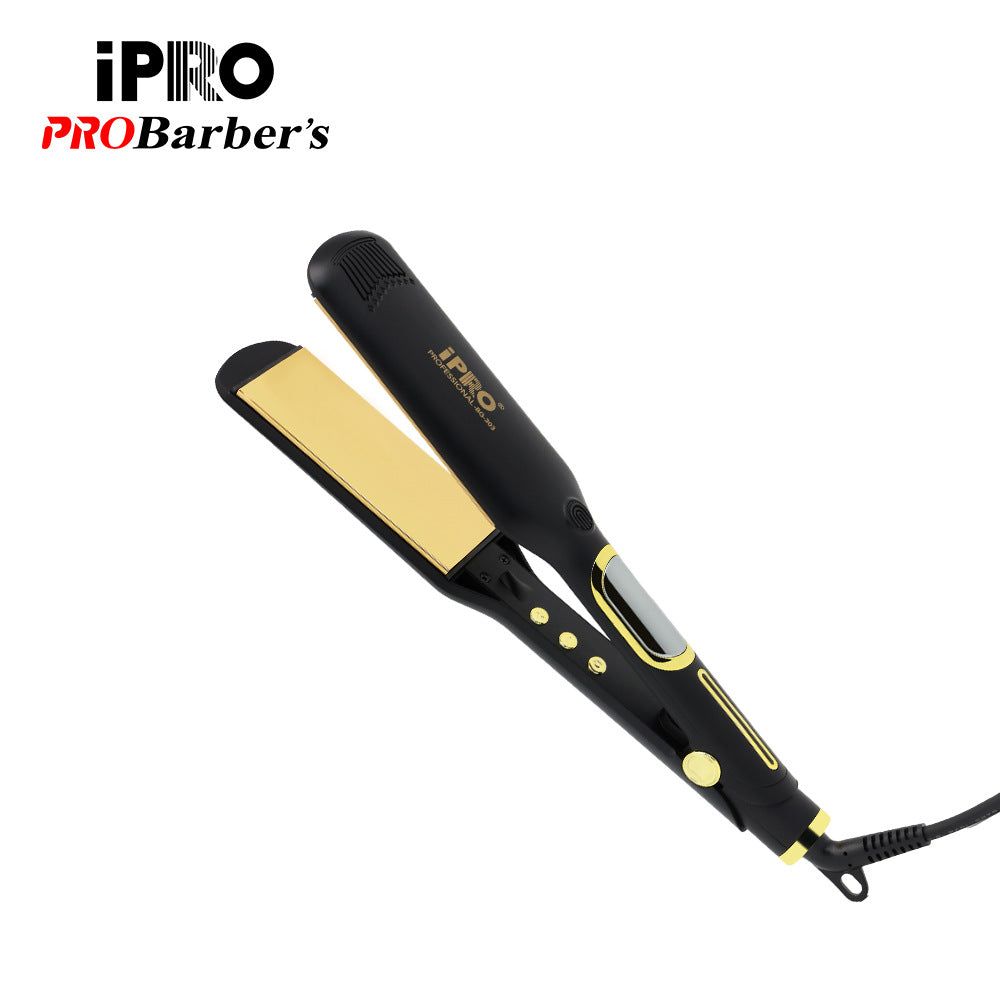Hair Straightener Customized for Hair Salons, Professional Hair Straightening and Styling Ptc Titanium Panel Hair Straightener