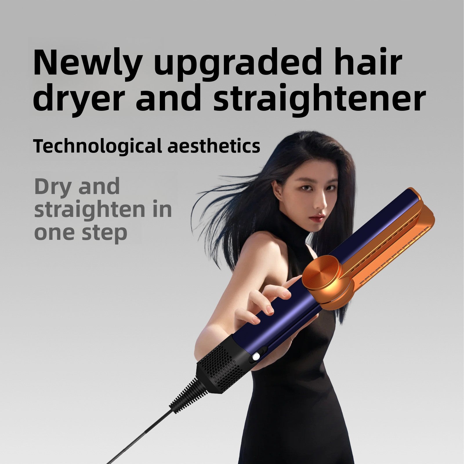 Hair straightener dryer