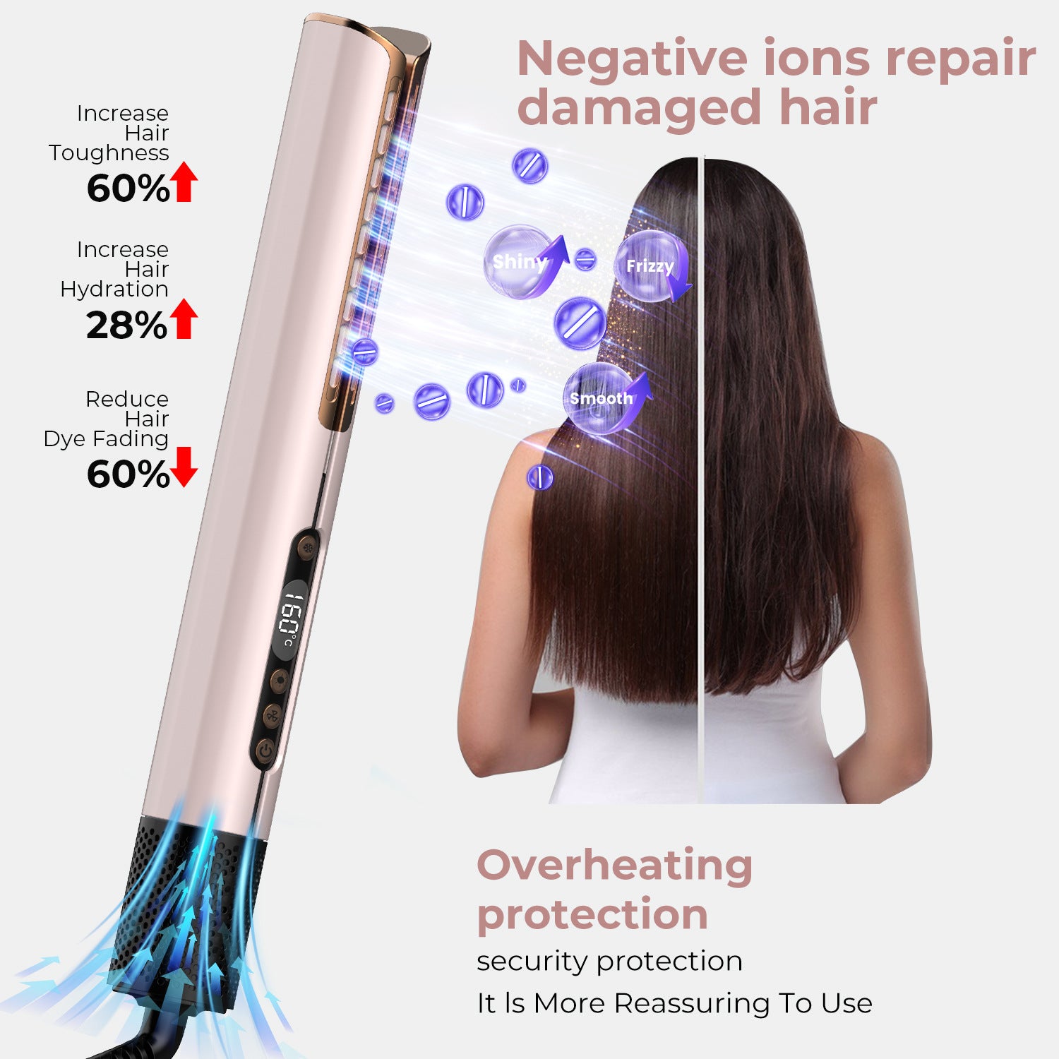 Hair Straightening Blow Dryer