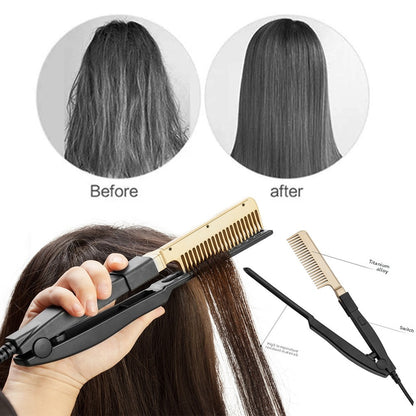 hair straightening comb
