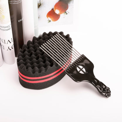 Hair styling and perming steel needles and combing tools