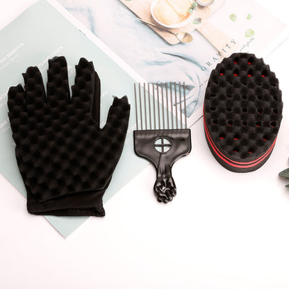 Hair styling and perming steel needles and combing tools