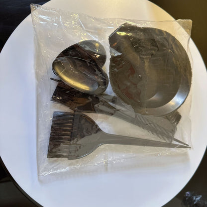 Hair styling brushes and hair dyeing brushes