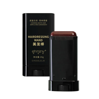 Hair styling iron for covering gray hair