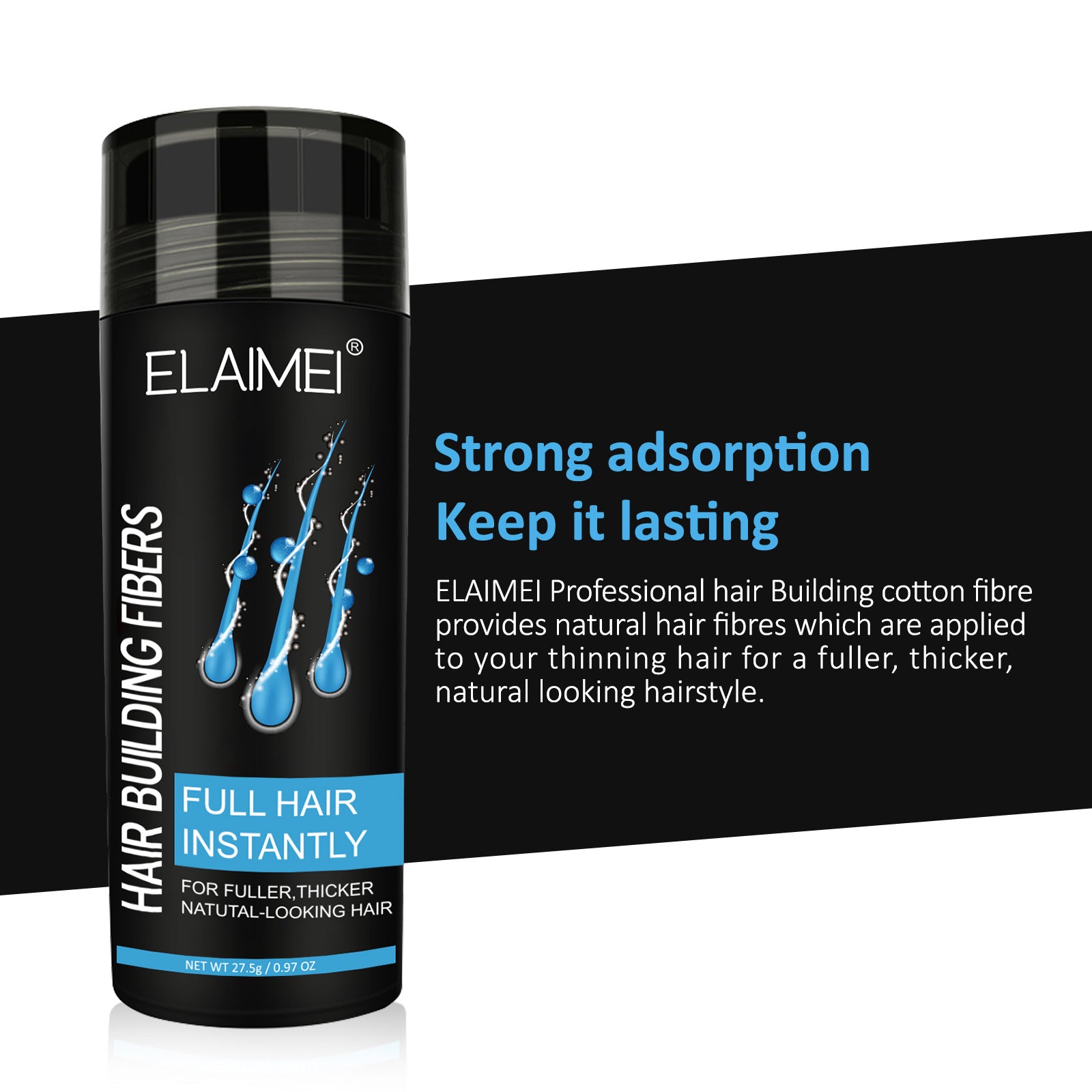 Hair Thickening Fiber Powder Spray