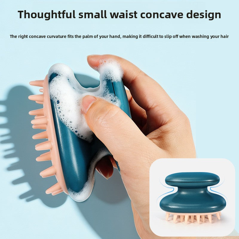 Hair-washing brush and shampoo comb