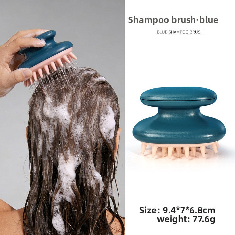 Hair-washing brush and shampoo comb