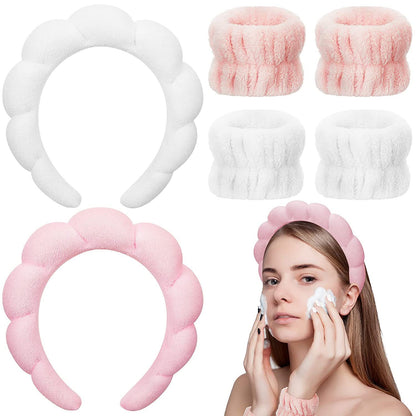 Hairband combination wristband set