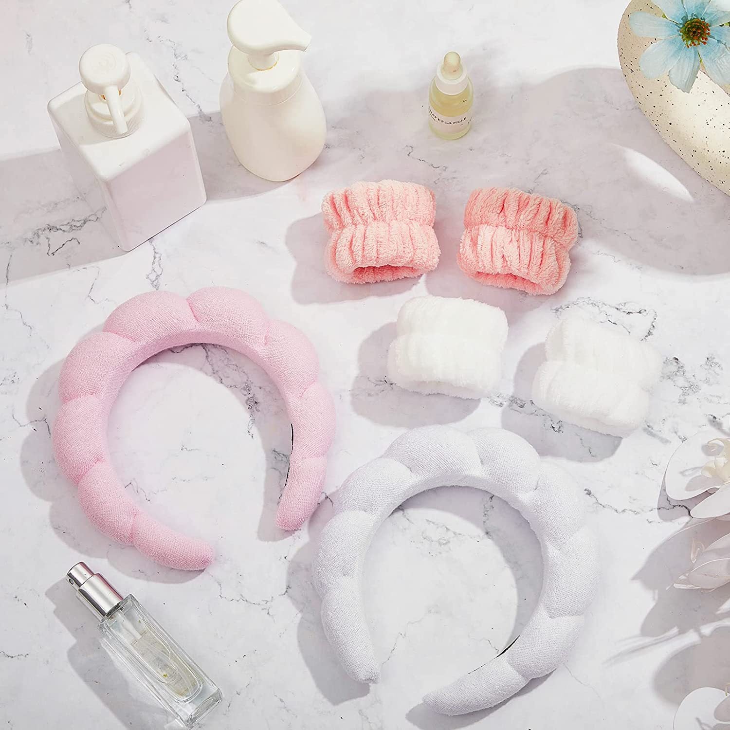 Hairband combination wristband set