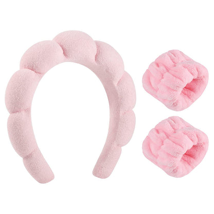 Hairband combination wristband set