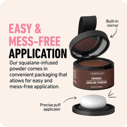 Hairline contouring shadow powder