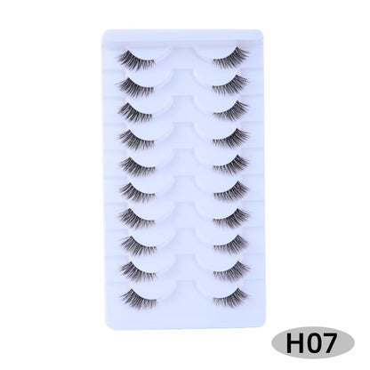 Half-eye cat-eye false eyelashes
