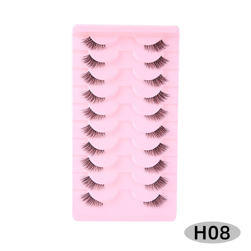 Half-eye cat-eye false eyelashes