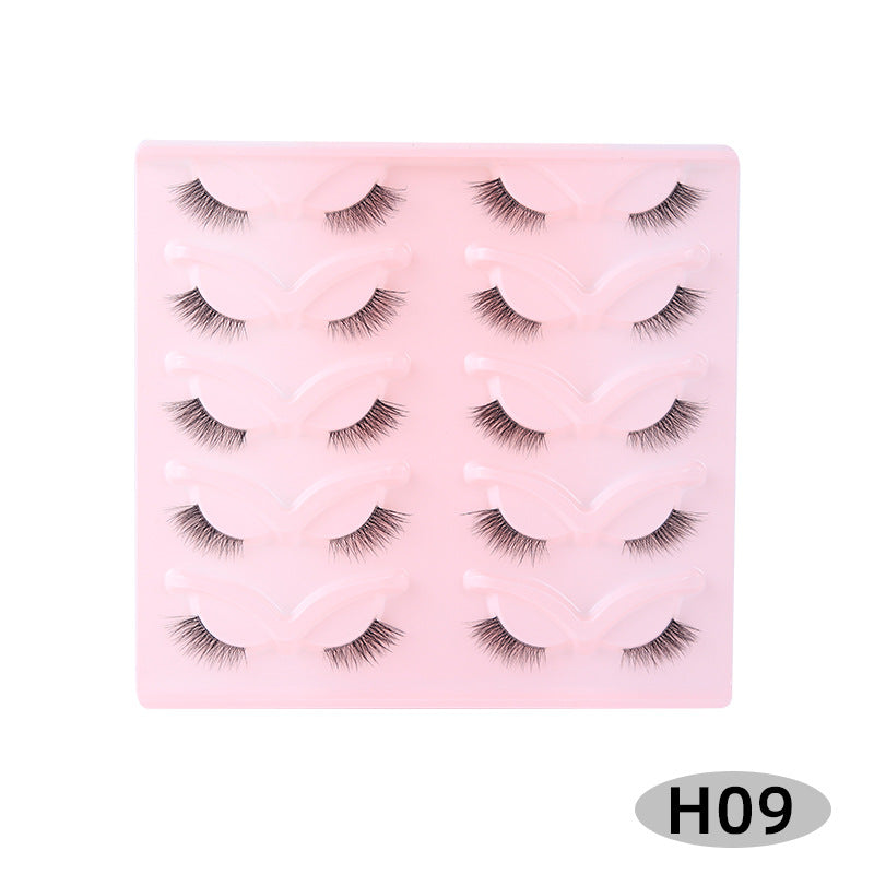Half-eye cat-eye false eyelashes