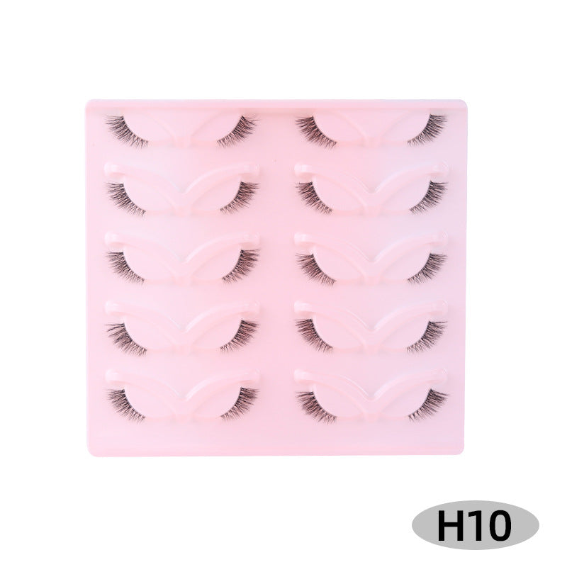 Half-eye cat-eye false eyelashes