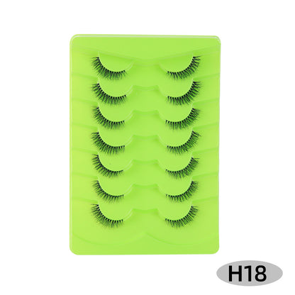 Half-eye cat-eye false eyelashes