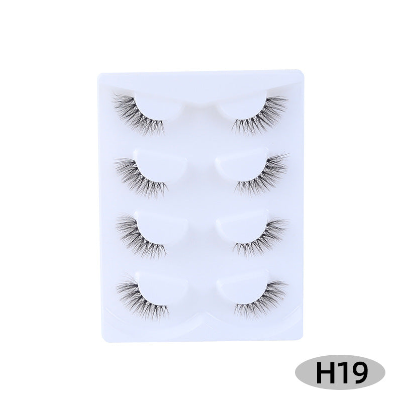 Half-eye cat-eye false eyelashes