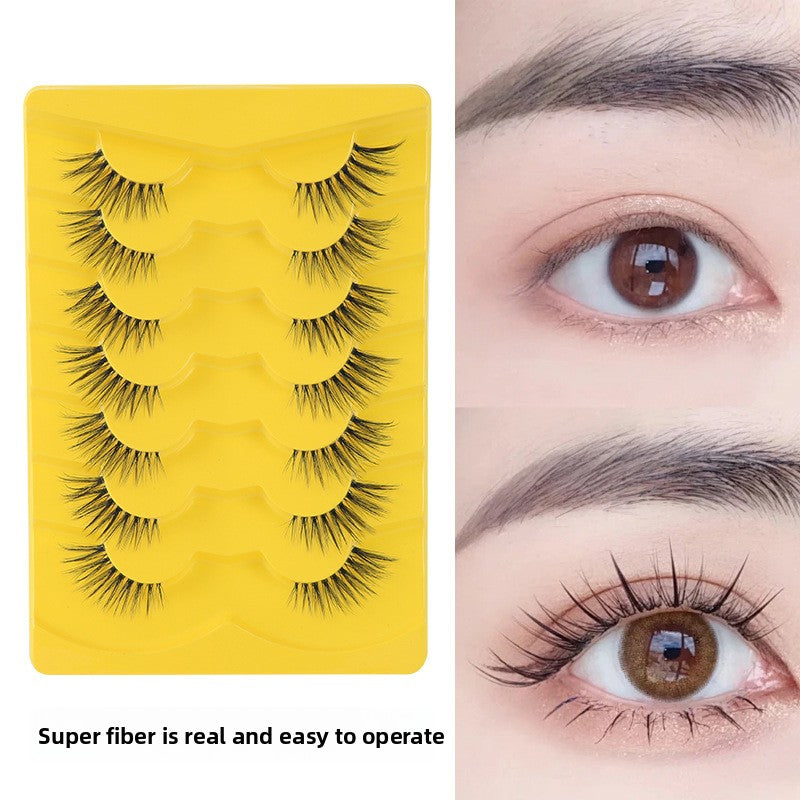 Half-eye cat-eye false eyelashes