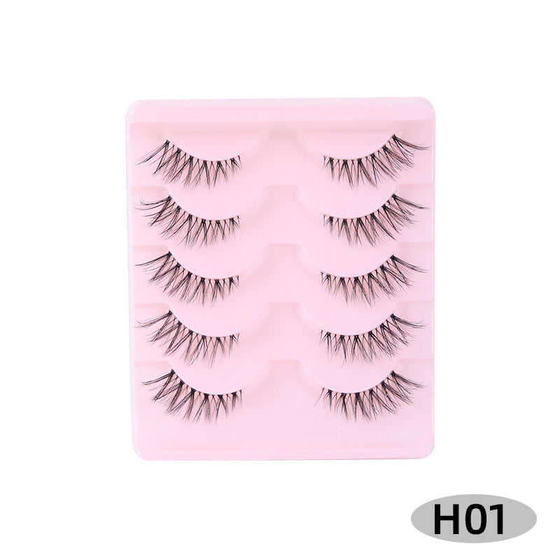 Half-eye cat-eye false eyelashes